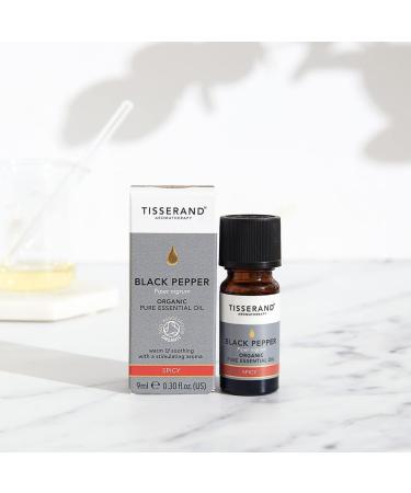 Tisserand Aromatherapy Organic Black Pepper Essential Oil 9ml - Pack of 1 - Buy Online on GoSupps.com