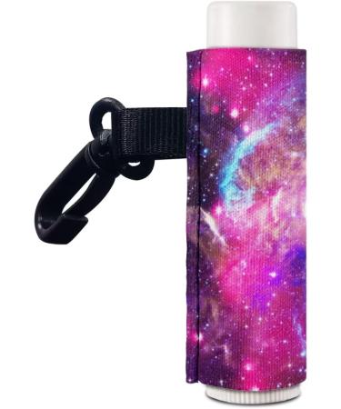 SCRAWLGOD Galaxy Print Lip Balm Holder Keychain Washable Lip Balm Sleeve keychain Chapstick Holder for Ourdoor Activities Wear-Resistant and Comfortable Set of 5 Galaxy Print 5 - Buy Online on GoSupps.com