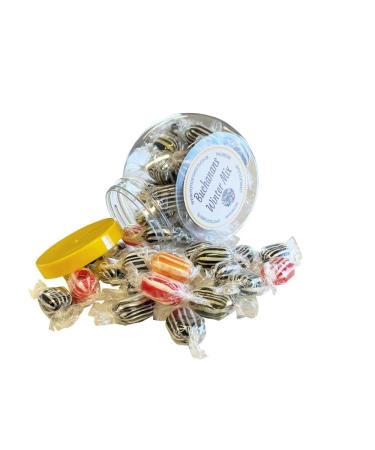 Personalized Customise With Your Own Message 250g Cookie Jar of Buchanans Winter Mix Hard Boiled Sweets