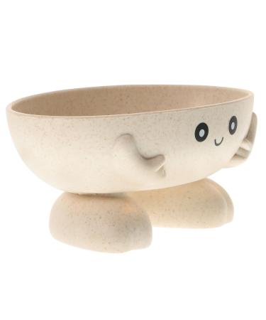 Ciieeo 3 Pcs Straw Cartoon Soap Box Sink Soap Plate Child Soap Dish Jewelweed Soap Cartoon Soap Dish Soap Case Liquid Bottle Wooden Sink Soap Holder Sink Sponge Pp Container Multifunction