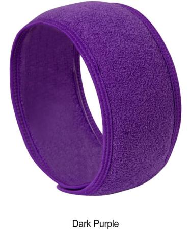 Guangcailun Headbands For Face Washing Color Available Premium Cotton Soft And Absorbent Women Adjustable SPA Facial Headband Purple - Buy Online on GoSupps.com