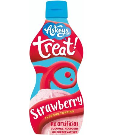 Askeys Ice Cream Sauce Topping Crackin Chocolate Chunk 225g Toffee Sauce 325g & Strawberry Flavour Sauce 325g (3 Pack Mixed Bundle) - Buy Online on GoSupps.com