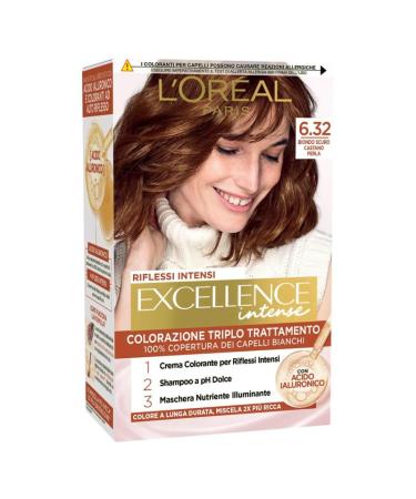 L'Or al Paris Excellence Intense 6.32 Biondo Scuro Castano Perla Bianco 1 unit (Lot de 1)