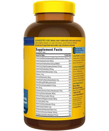 Nature Made Multi for Him - 300 Tablets | Daily Multivitamin for Men - Buy Online on GoSupps.com
