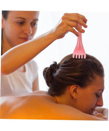 Hapinary Scalp Massage Comb - Hard Camp Card Pink 16.5x3.0cm | Best Scalp Scraper for Relaxation & Relief - International Shipping Available - Buy Online on GoSupps.com
