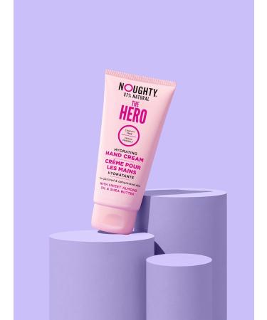 Noughty 97% Natural Hero Hand Cream | Hydrating Sweet Almond Oil & Shea Butter | 100ml - Best for Parched Skin - Buy Online on GoSupps.com