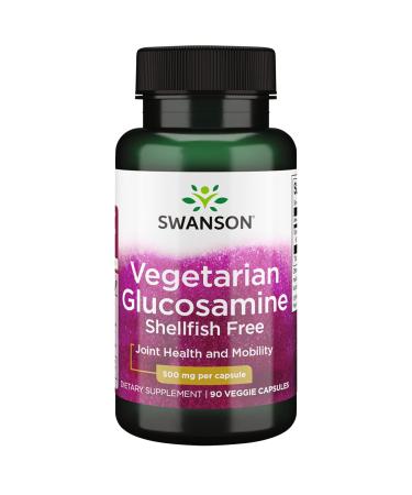 Swanson Vegetarian Glucosamine - Shellfish Free 500 Milligrams 90 Veg Capsules 1