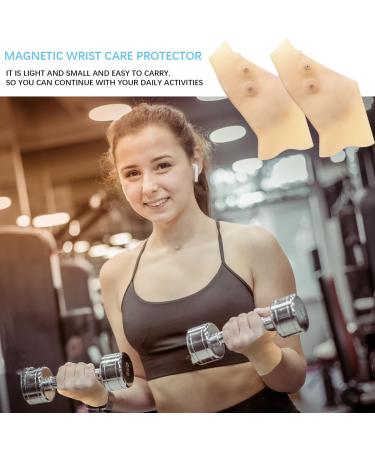 Silicone Thumb Support Brace - Pain Relief for Enthesitis & Tendovaginitis | Elastic Wrist Support Gel Band | Comfortable Beige Design - International Shipping - Buy Online on GoSupps.com