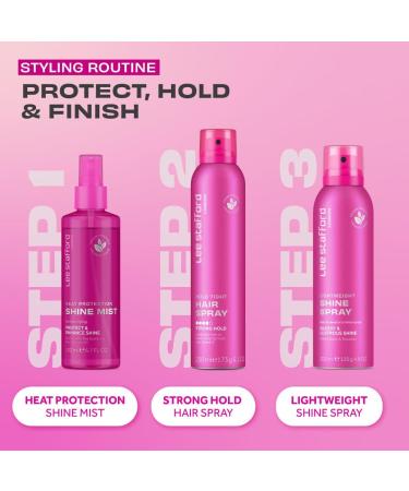 Lee Stafford Hairspray | Hold Tight Hair Spray - Best Strong Long Lasting Extra Hold Styling Mist Anti Frizz Freeze in Place Adds Shine Volumizing Unscented Lightweight 6.1 Oz - Buy Online on GoSupps.com