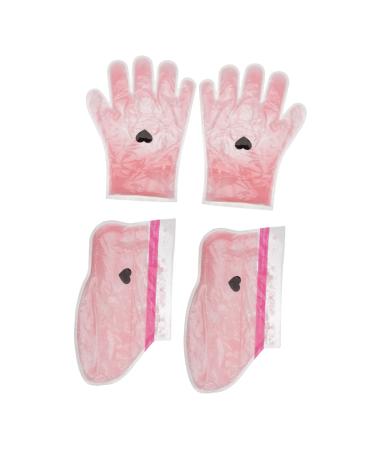 FRCOLOR 2 Paires De Mitaines Hydratantes Avec Cire Pour Mains Et Film Pour Kit De Soin Pour Maison Et Spa