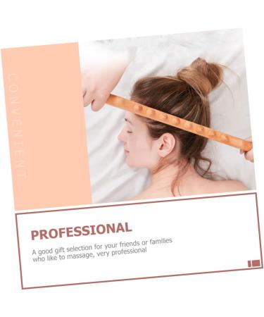 Gua Sha Massage Stick | Manual Leg Roll Muscle Roller | Wooden Acupuncture Tool for Body & Neck | Multi-Function Fitness Roller - Buy Online on GoSupps.com