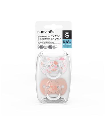 Buy Suavinex SX Memories Pacifier Set - Coral Red 6-18 Months BPA-Free Silicone (2 Pack) - Safe & Comfortable for Your Baby - Buy Online on GoSupps.com