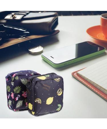 4-Pack Storage Bags for Women's Bandages - Zippered Period Bags & First Period Gifts for Girls - Black Collecting Bags for Teens - Buy Online on GoSupps.com