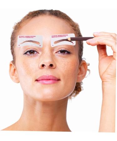 FOMIYES Brow Pencil Eye 216 pcs Girls Up Make- Reusable Eyebrow Drawing Brow Tools Stencil Guide Women Ruler Card Shape for Brow Pencil Drawing Eyebrow Template 8.5x8.5cmx3pcs As Shownx3pcs - Buy Online on GoSupps.com