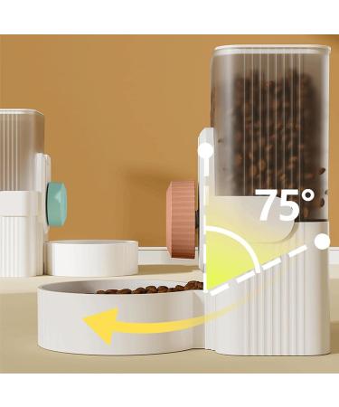Automatic Cage Feeder | Small Animal Water Dispenser | Cat Food Dispenser | For Hamster Guinea Pig Rabbit Chinchilla Ferret Gerbil Pink feeder - Buy Online on GoSupps.com