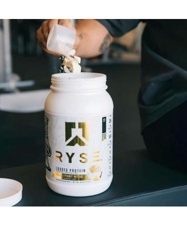 RYSE Core Series Loaded Protein - Vanilla Peanut Butter | 25g Whey Protein with Prebiotic Fiber and MCTs | Build, Recover, Strengthen | Low Carbs & Sugar | 27 Servings - Buy Online on GoSupps.com
