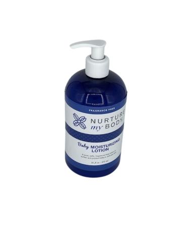 Nurture My Body Fragrance-Free Baby Lotion | 16oz. 473 ml | Nurtures baby's skin with carefully selected all-natural wildcrafted plant extracts and essential oils. Great as Baby Shower Favors! 16 Fl Oz (Pack of 1)