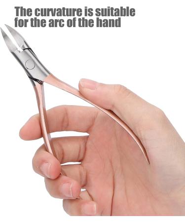 Podiatrist Toenail Clippers Professional Thick and Ingrown Toenail Clippers Ingrown Toenail Tool Kit Ingrown Toenail Removal Corrective Scissors Professional Pedicure Tools Toenail Clipper(Rose gold) - Buy Online on GoSupps.com