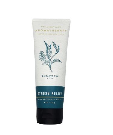 Bath and Body Works Aromatherapy Stress Relief Body Cream - Eucalyptus + Tea Extract | 8 oz (2019 Edition) - Buy Online on GoSupps.com