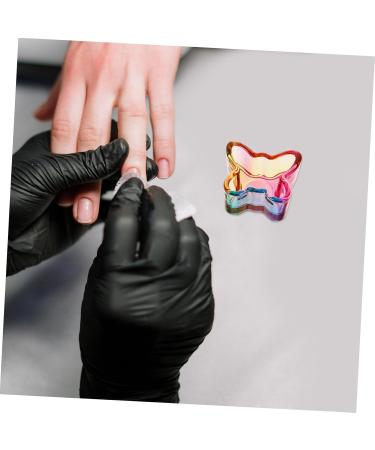 FOYTOKI Nail Art Brush Cup Glass Nail Dish Cup Nail Cups Nail Brush Dappen Dish Glass Nail Dish Bowl Acrylic Nail Tools Manicure Supplies Nail Brush Dappen Cup Glass Nail Dappen Cup 5.00X4.20X2.50CM Colorful - Buy Online on GoSupps.com