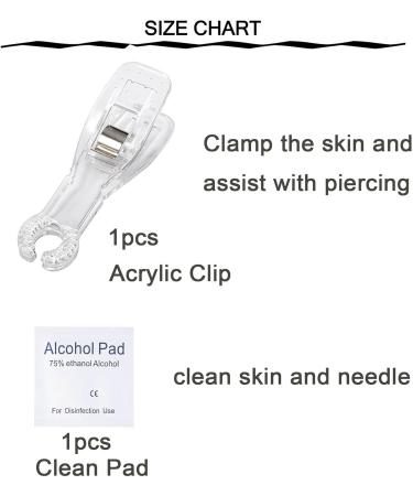 QWALIT Belly Button Piercing Kit Complete Body Piercing Kits with 3-Piece Belly Piercing Gun for All Piercings International Shipping Available - Buy Online on GoSupps.com