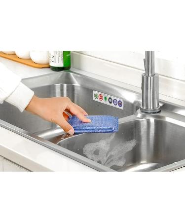 20Pcs Kitchen Cleaning Sponge Washing Up Pad Dishwashing Sponge Non Scratch Scrub Sponge for Pan Garage Bathroom Furniture Dishes Car&Steel Wash(mixed color) 11.5 8.5 1.5CM - Buy Online on GoSupps.com