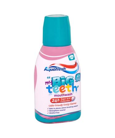 Aquafresh Mouthwash Big Teeth 300ml - Fresh Breath & Oral Care | International Shipping Available - Buy Online on GoSupps.com