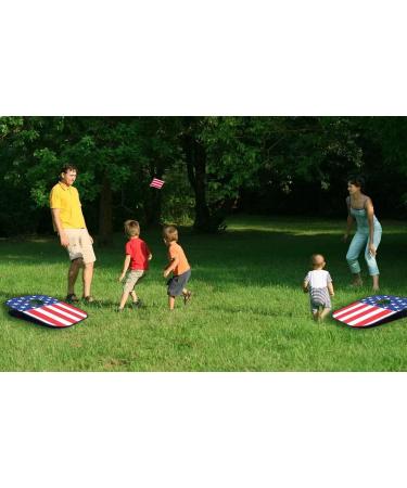 Portable Collapsible Cornhole Set - Family Bean Bag Toss Game for Outdoor/Indoor Fun, Lawn Parties, Camping - 3x2 Feet - Buy Online on GoSupps.com