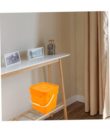 TOKIDNY Sealed Bucket Laundry Organizer White Paint Bucket Refillable Dispenser Water Pails Buckets Plastic As Shown - Buy Online on GoSupps.com