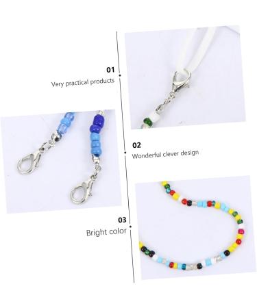 Shop Bcoath 2-Piece Glasses Mask Chain - Anti-Loss Lanyard & Tapes Practical 50x0.3cm Anti-Slip Solution for Masks - Buy Online on GoSupps.com