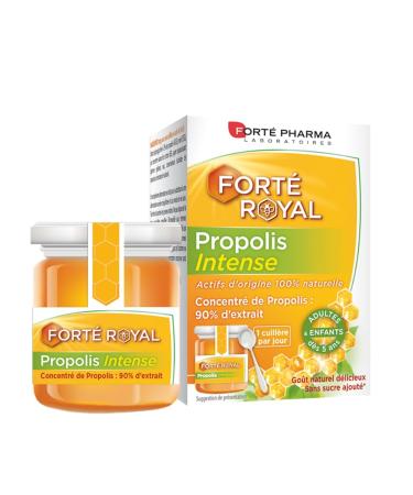 Fort Pharma - Propolis Intense | Compl ment Alimentaire concentr de Propolis Verte et Miel d'Eucalyptus Jus de Citron - Immunit & D fenses - D s 5 ans - Go t naturel | 1 Pot 40g 1 c c/jour 40 unit (Lot de 1)