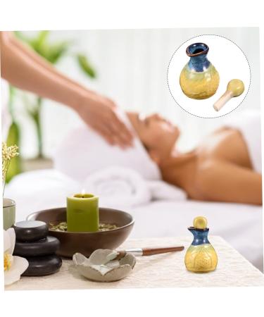 MAGICLULU 3 Sets Aromatherapy Bottle Essential Oil Bottle Perfume Bottle Mini Vinegar Ceramic Sauce Bottle Lotion Refillable Bottle Empty Bottle Cosmetic Dispenser Scent Bottle Ceramics - Buy Online on GoSupps.com
