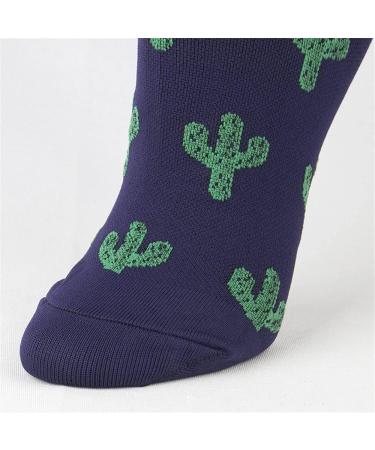JILIBABBA Compression Socks for Women & Men - Blue Knee High Sports Socks for Running Fitness & Travel - Size SM B - Buy Online on GoSupps.com