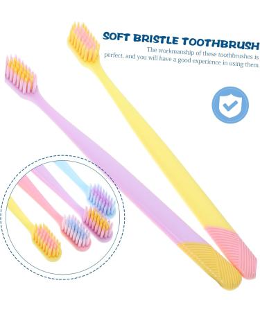 Buy Solustre 10 Soft Ergonomic Toothbrushes with Dental Floss | Collapsible Travel & Daily Use | International Shipping Available - Buy Online on GoSupps.com