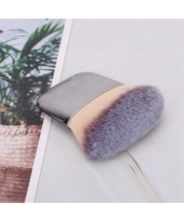 Makeup Brush Soft Fiber Hair Short Brush for Wet and Dry Dual-use with Super Capacity Ideal for Beginners and Professionals Suitable As a Family Friends Girlfriend (Silver) - Buy Online on GoSupps.com