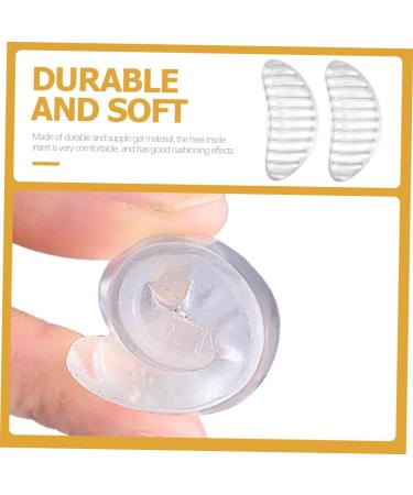 NOLITOY 20 Pairs Striped Arch Support Insoles - Comfortable Gel Foot Cushions for Men | Non-Slip Forefoot Pads - Buy Online on GoSupps.com