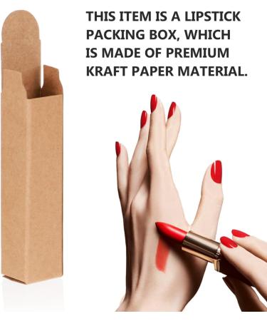 Exceart 50 Handmade Paper Lipstick Holder Boxes | Bulk Lipstick Packaging & Essential Oil Wrapping - Buy Online on GoSupps.com