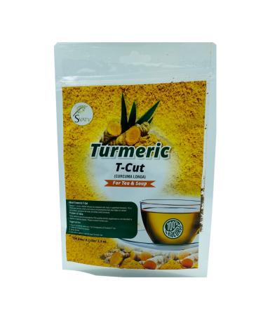 SVATV Turmeric Root Loose Tea Cut | Curcuma Longa | for Tea and Soup | Golden Milk | Antii-inflammatory | Boosts Immune Function | Get Radiant Skin - 100g 3.52 oz 0.22 Lbs