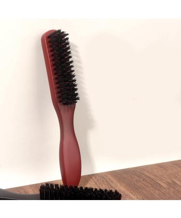 Premium Wild Boar Bristle Hairbrush & Razor Tool | Perfect Mustache Grooming Gift for Dads Husbands & Friends - Buy Online on GoSupps.com