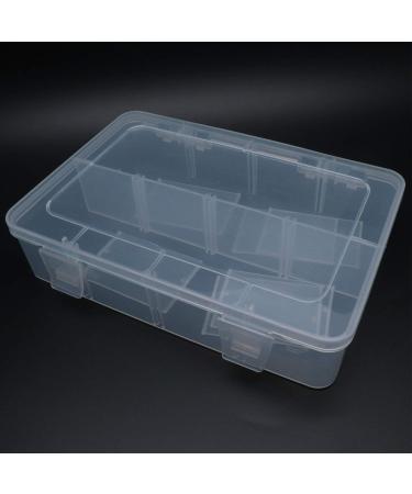 Xiaoyztan 8-Grid Hard Plastic Case with Removable Dividers - Perfect for Candies, Snacks, Electronics, Jewelry & Small Parts - Buy Online on GoSupps.com