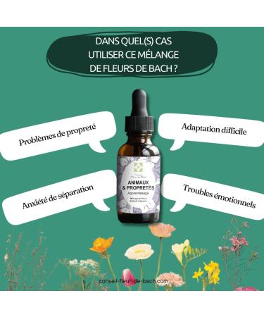 Bach Flowers Pets and Cleanliness Do you want to improve the cleanliness of your dog or cat This mixture is a natural solution to make your pet clean. Fl30ML Pack of 2 - Buy Online on GoSupps.com