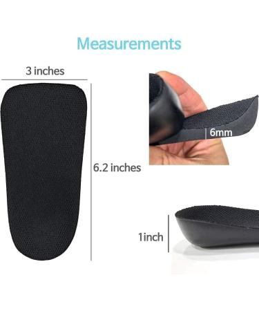 1/4 Inch Heel Lift Inserts for Limb Length Discrepancies - 2 Large Lefts with Socks - Buy Online on GoSupps.com