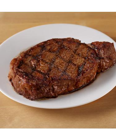 6 (12 oz.) Ribeye Steaks + Seasoning from the Texas Roadhouse Butcher Shop 12 Ounce (Pack of 1)