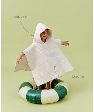 Molis & Co. Zinnia Batheponcho for Kids 7-8 Years | Hooded Beach Towel & Compact Bathrobe | Oeko-Tex 100 Certified - Buy Online on GoSupps.com