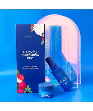 AAVRANI Everyday Nourishing Duo - Purifying Oil Cleanser & Moisturizing Hydra-Cream for Hydrated Skin | International Shipping Available - Buy Online on GoSupps.com