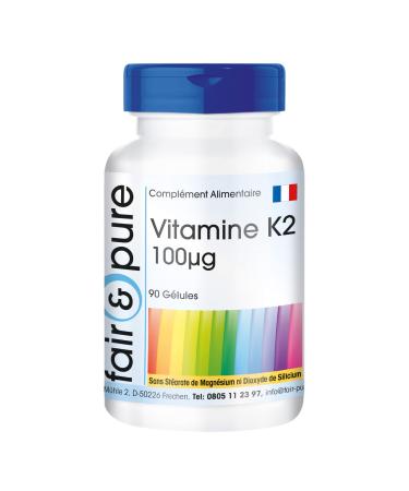 Fair & Pure - Vitamin K2 100 g - natural - vegan - all trans MK-7-90 capsules