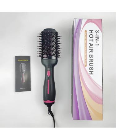 Lanboo 3 in 1 Hair Dryer Brush: Adjustable Temperature Hot Air Styler for Women - Hair Volumizer & Styling Tool for Short, Medium, Long Hair - Buy Online on GoSupps.com