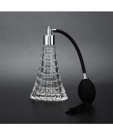 Yctze Vintage Refillable Perfume Bottle Antique Black Empty Glass Atomizer with Tassel Bulb Sprayer 75ml Ideal for Makeup Tools and Accessories - Buy Online on GoSupps.com