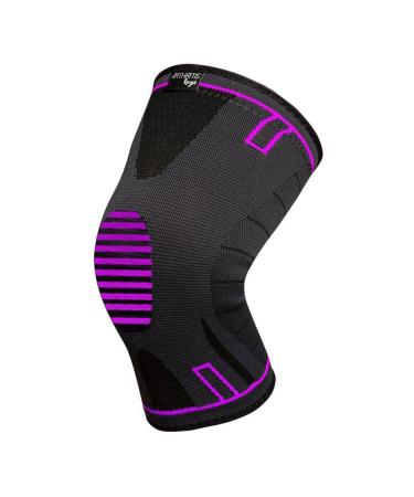 ArtArthritisHope Knee Brace - Knee Compression Sleeve for Knee Pain, Running, Weightlifting, Arthritis, Sports, Gym, ACL (Men and Women) Purple XXX-Large