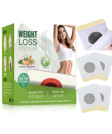 Chinoxia 120Pcs Weight Loss Patches Herbal Belly Slimming Detox Patch for Fat Burning Appetite Suppressant for Weight Loss 0.1 kilograms 120 Count (Pack of 1)
